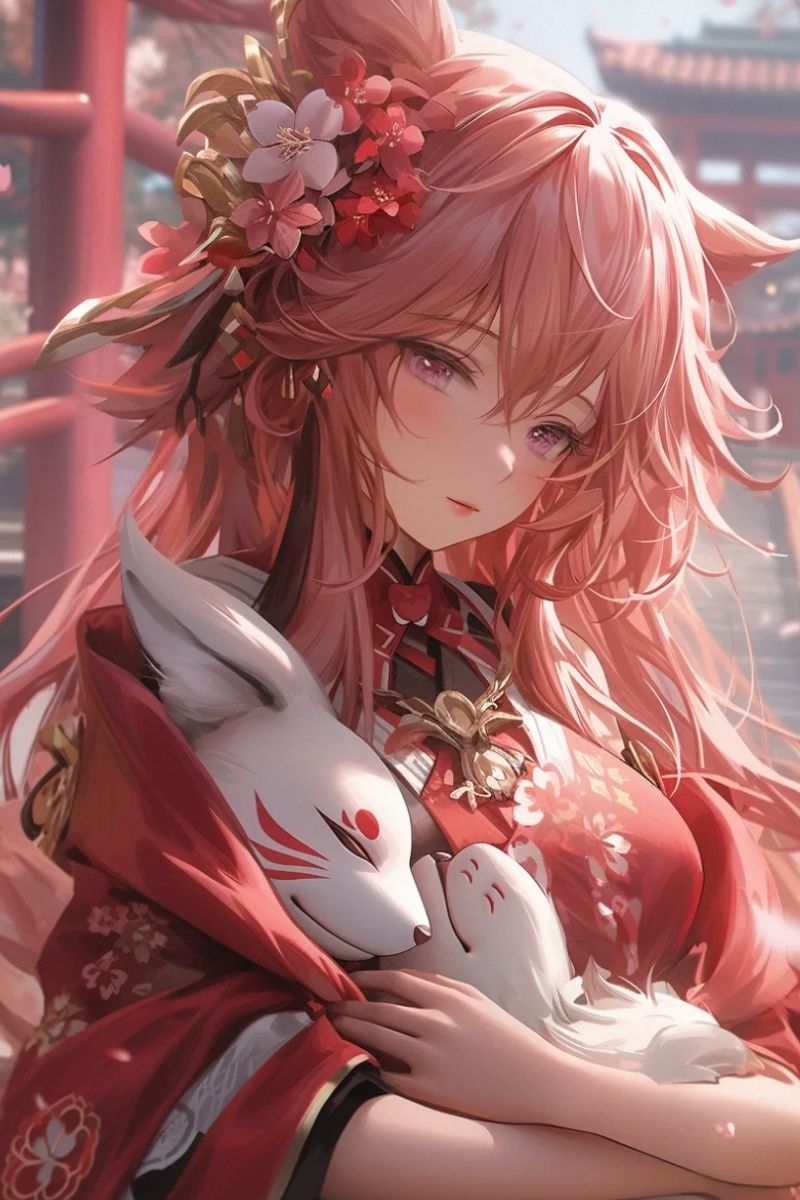 hình ảnh Yae Miko 4k