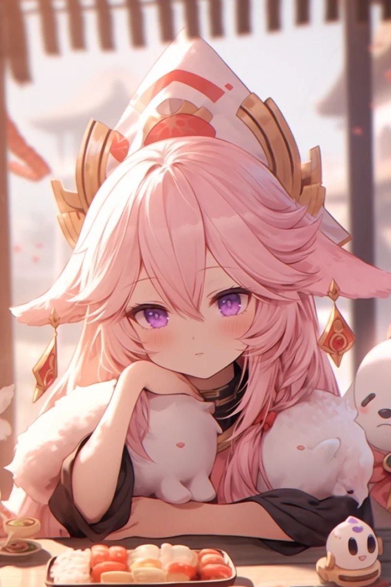 hình ảnh Yae Miko cute