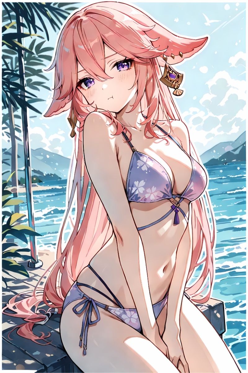 hình ảnh Yae Miko sexy