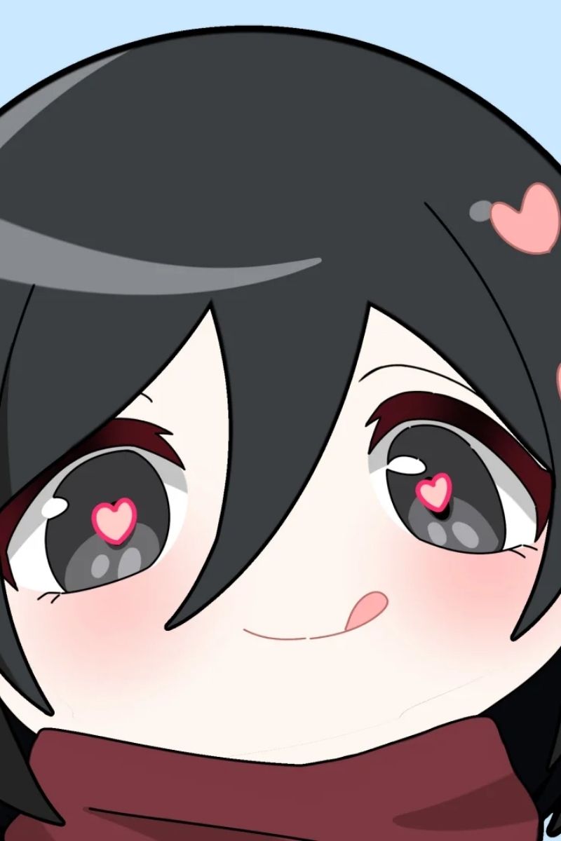 hình ảnh mikasa cute