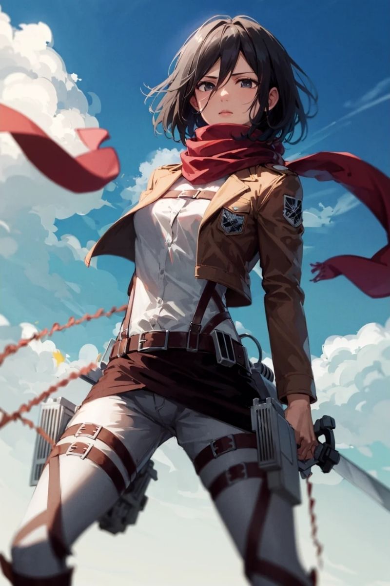 hình ảnh mikasa full hd