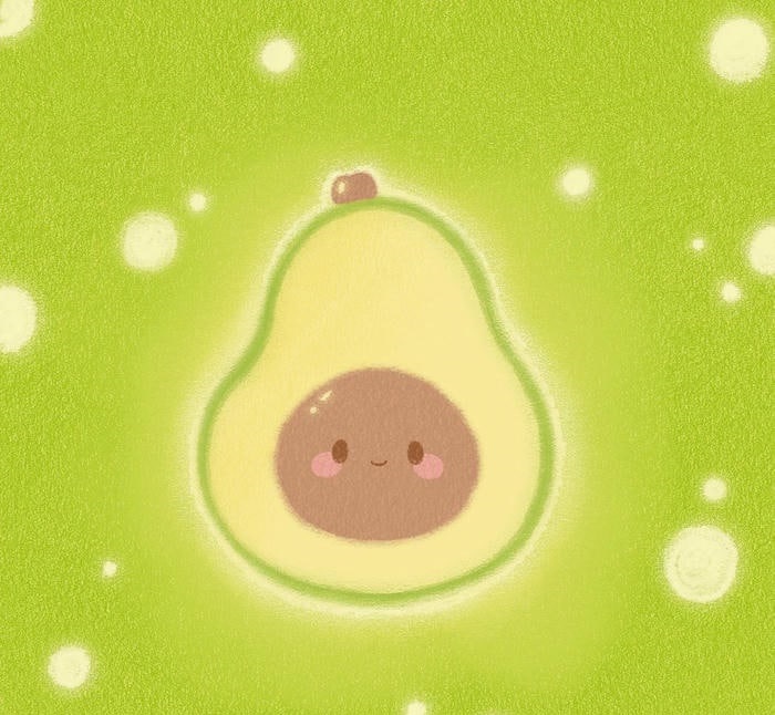 hình avatar quả bơ cute đẹp