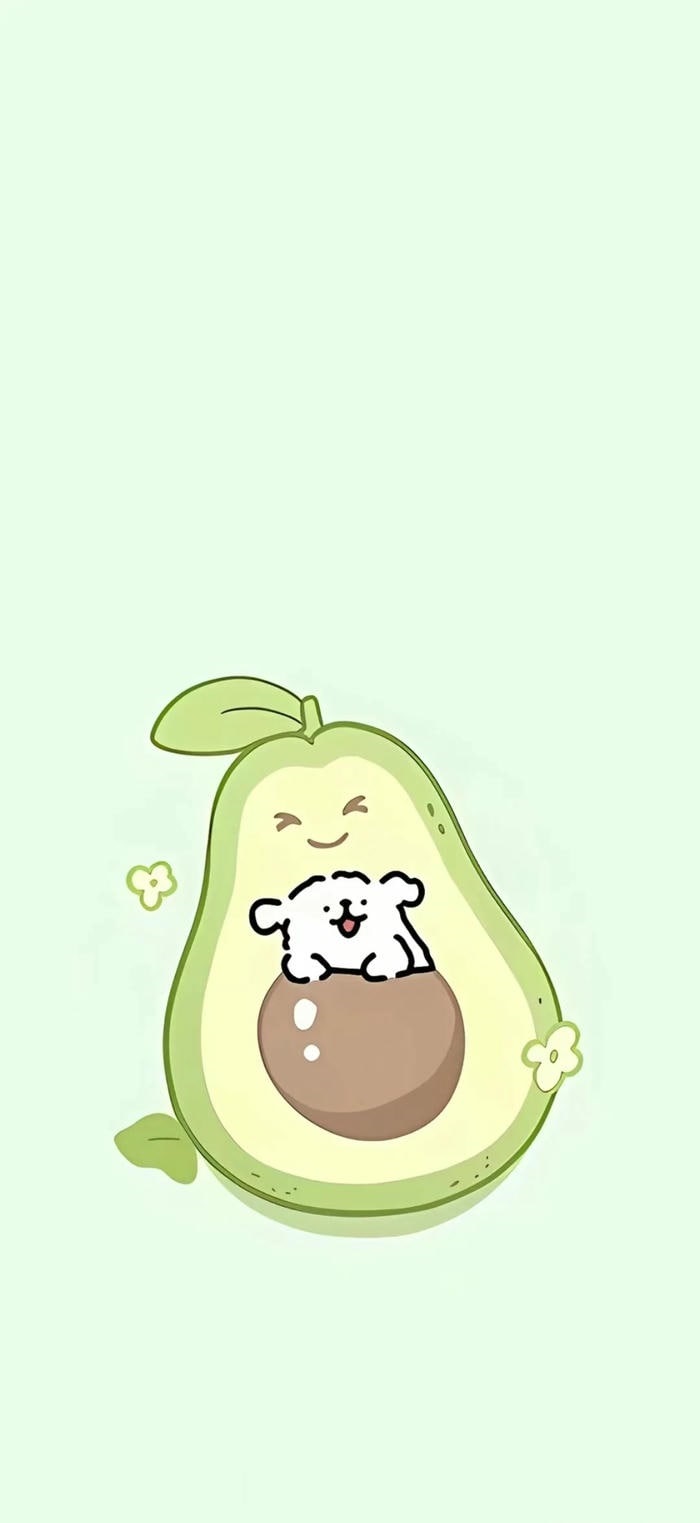 hình avatar quả bơ cute full hd