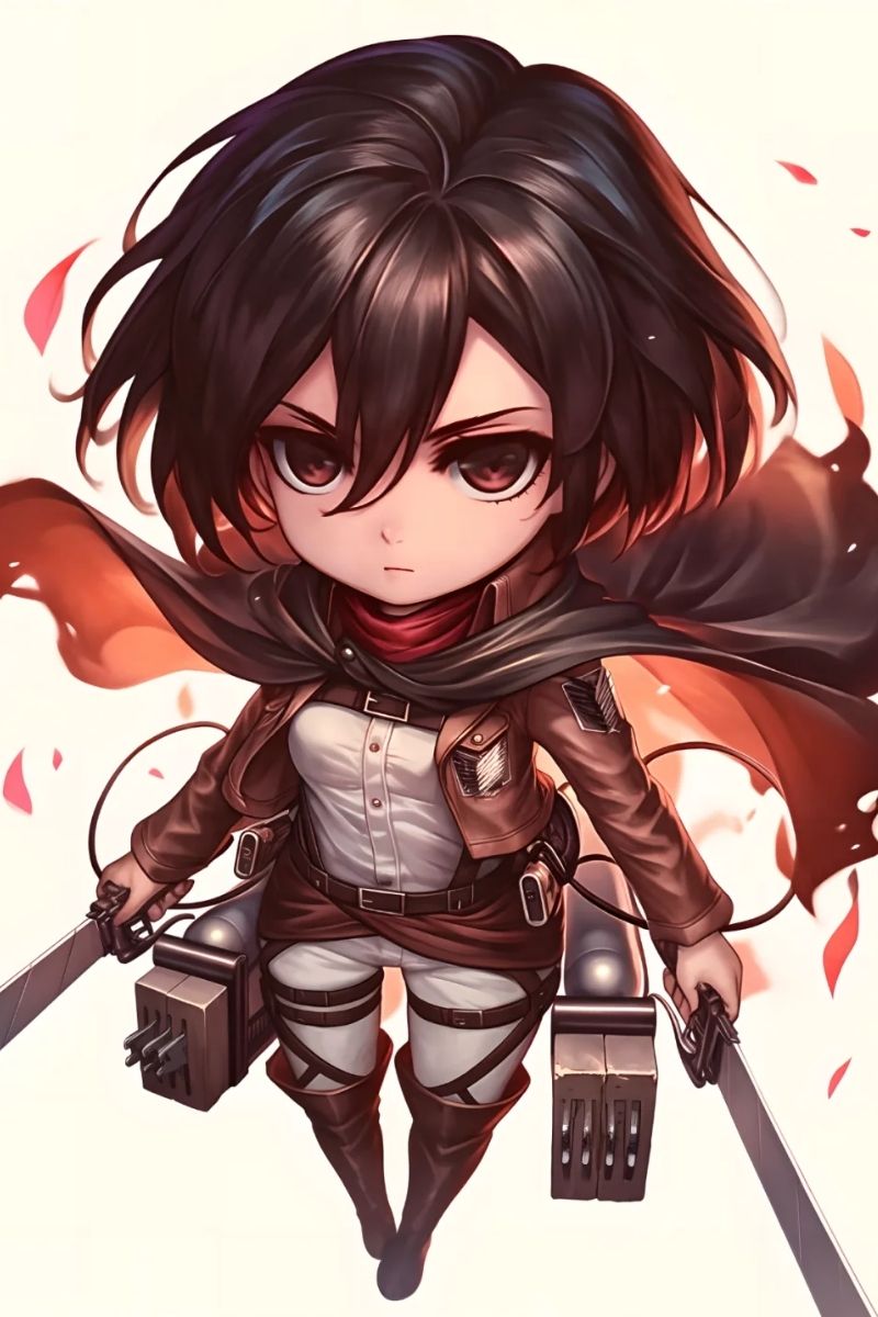 hình mikasa 3d