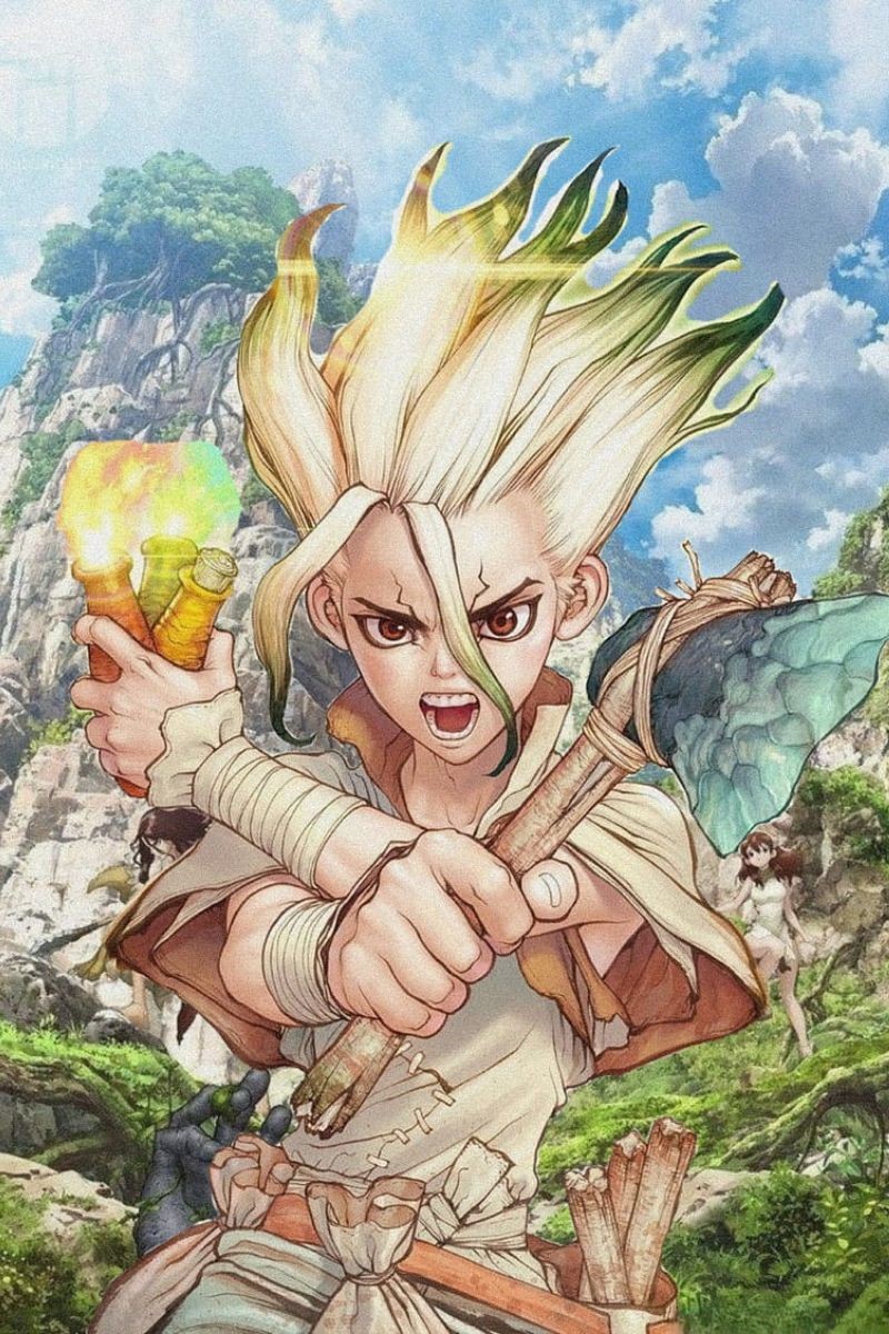 hình nền Senku Ishigami cực đẹp