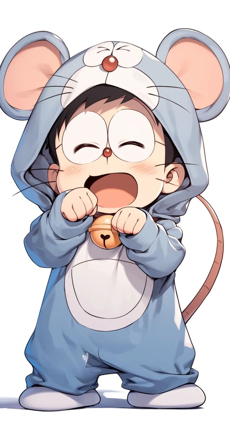 hình nền nobita đáng yêu