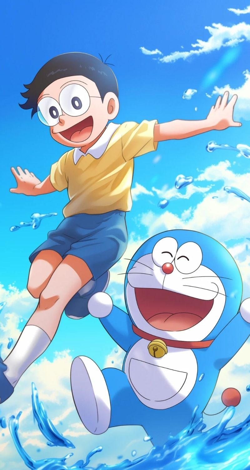 hình nền nobita dễ thương