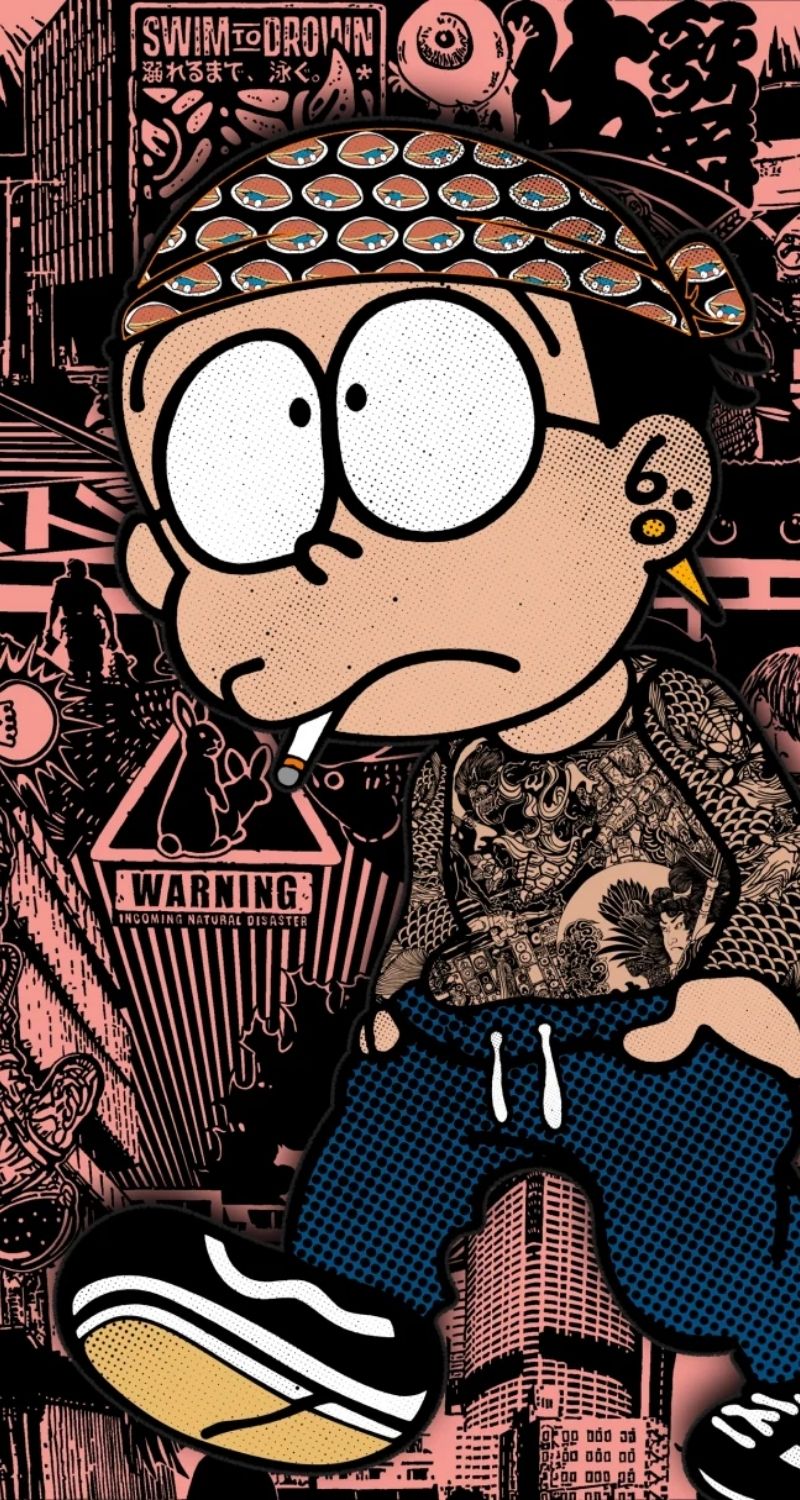 hình nền nobita siêu ngầu
