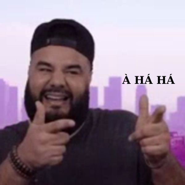 meme chỉ tay à há