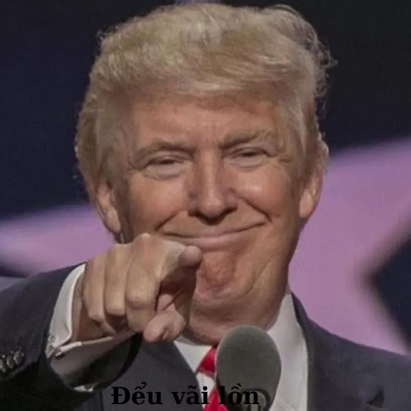 meme chỉ tay tổng thống