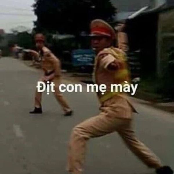 meme đánh nhau công an