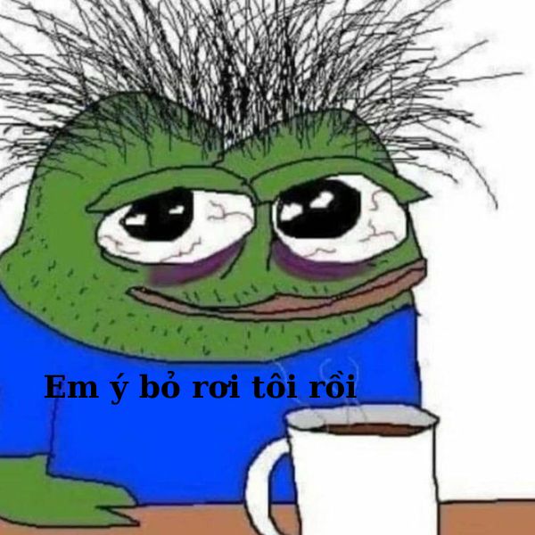meme ếch xanh đầu bù