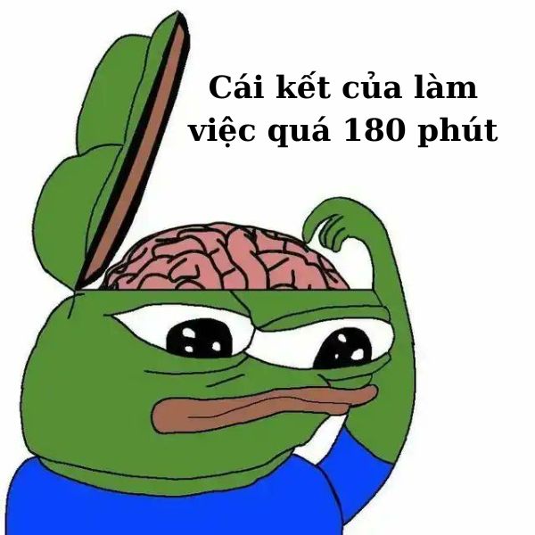 meme ếch xanh mở não