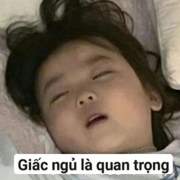 meme ngủ há mòm