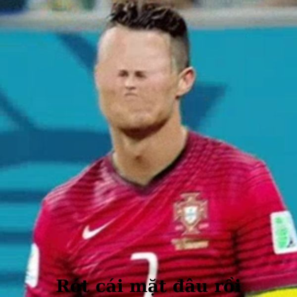 ronaldo meme mặt xấu