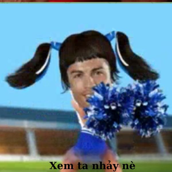 ronaldo meme nhảy