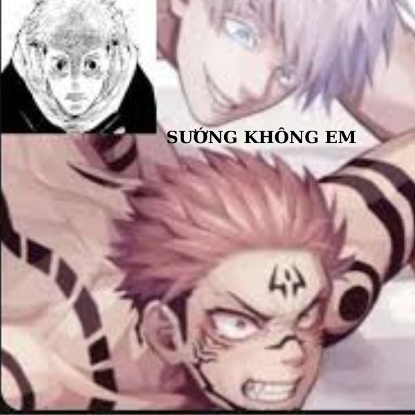 sukuna meme sung sướng